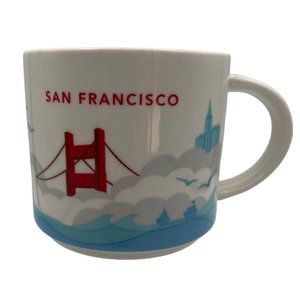 Starbucks San Francisco Golden Gate Bridge You Are Here Ceramic Coffee Mug 14oz
